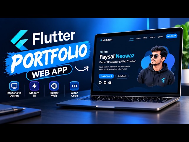 How I Built My Software Developer Portfolio #flutter
