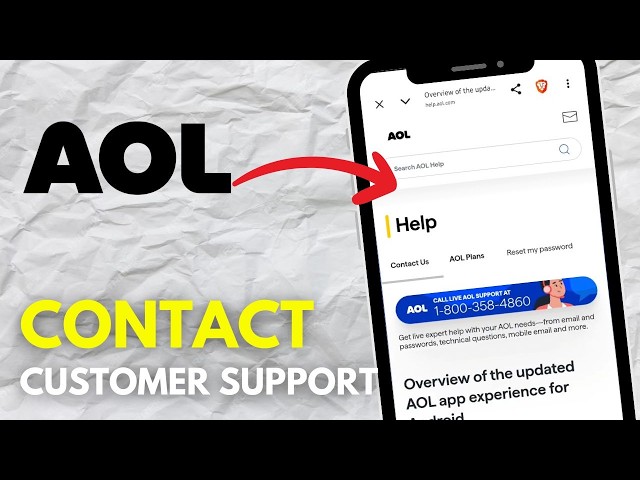 How To Contact Customer Support On AOL Mail (2026)