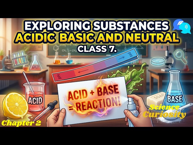 Exploring Substances Acidic Basic And Neutral Class 7 | Animated Video | Science Curiosity Chapter 2
