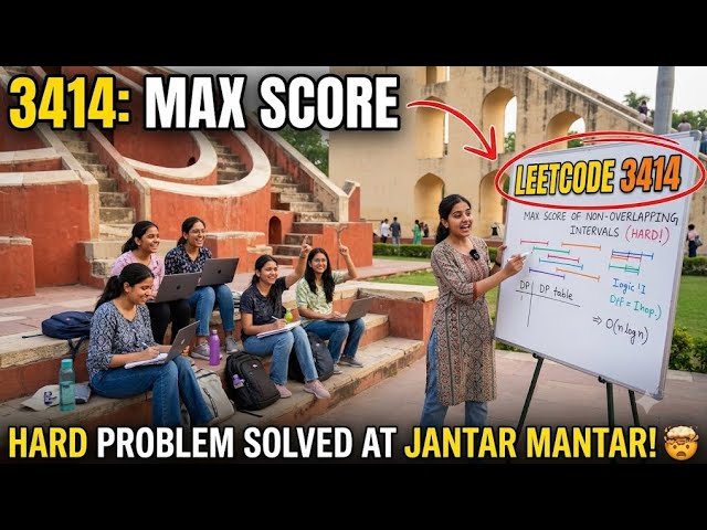 4 intervals. Maximum score. One HARD DP problem! 🤯