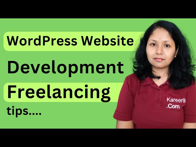 WordPress Website Development Freelancing in Telugu