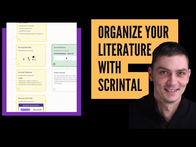 Do your Literature Review QUICKLY with Scrintal