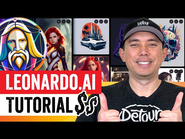 Leonardo AI Complete Tutorial - FREE AI Tool - Learn How to Use LeonardoAI for Print on Demand