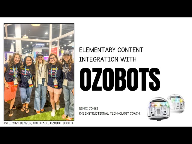 Elementary Content Integration with Ozobot Webinar | April 2025 Webinar