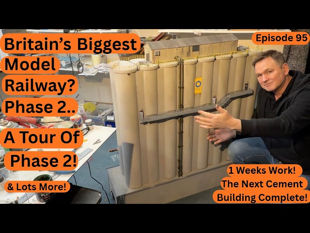Britain's Biggest Model Railway? Phase 2..A Tour Of Phase 2! Plus Another Huge Cement Building!