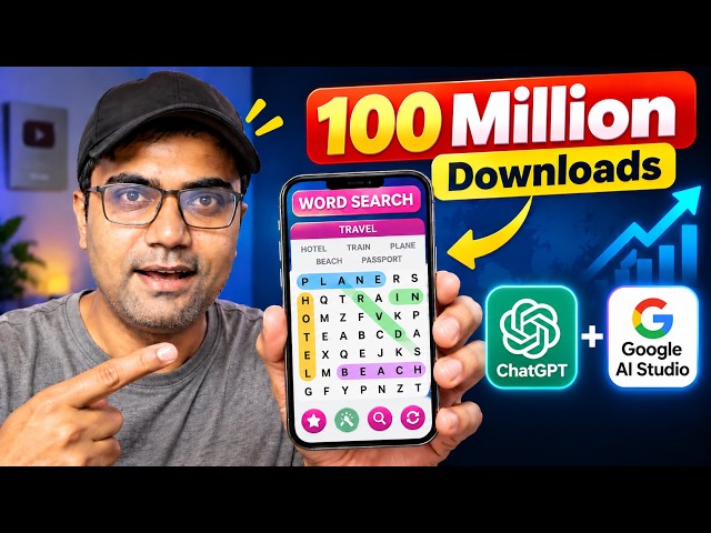 I Built a 100 Million Downloads Game Using AI | Create Android App for FREE Using Google AI Studio