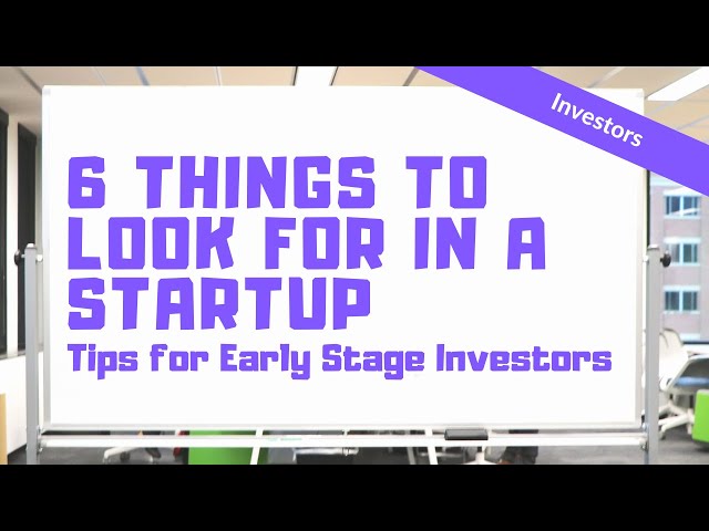 Secrets of Startup Evaluation: 6 Investor Criteria for Early Stage Investors