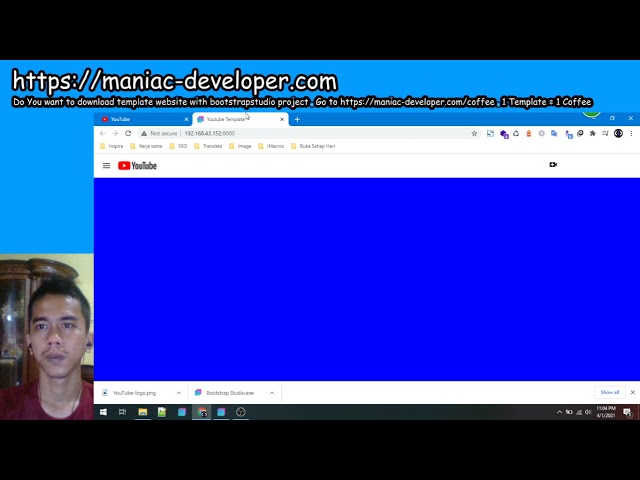 Create Youtube Template With Bootstrapstudio - Step 1 (Header)