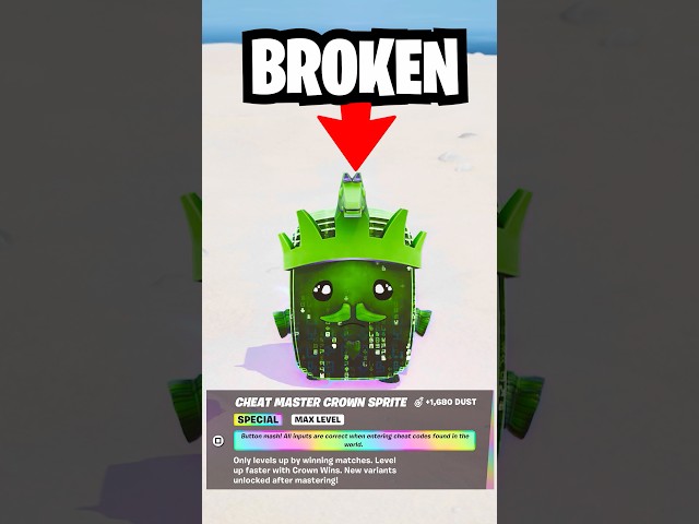 The CHEAT MASTER CROWN SPRITE is Broken 😭