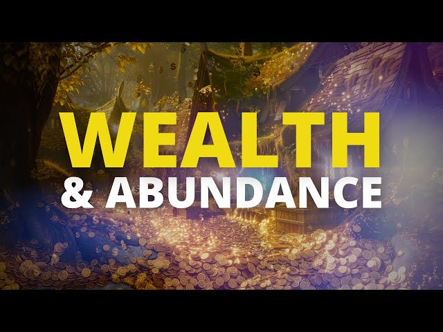 Wealth & Abundance Sleep Mediation Music: Miracle Law of Attraction Affirmations Subliminal Messages