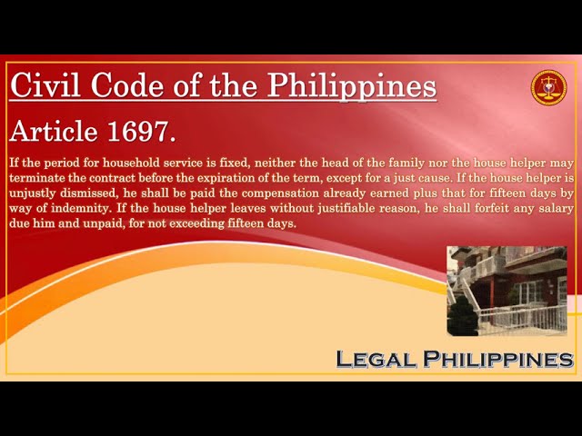 Civil Code of the Philippines, Article 1697