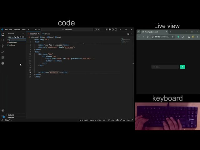 Building a Todo App with Local Storage | ASMR Programming