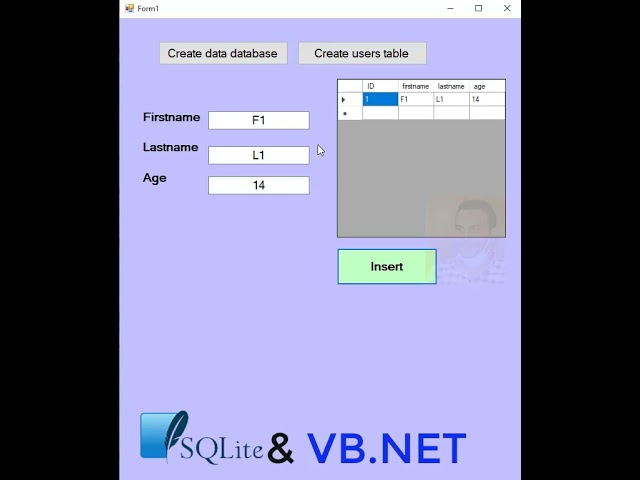Create Your First Database in Minutes SQLite and Visual Basic.net 2026  Made Easy