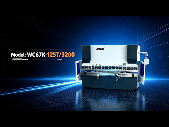 WC67K-125T3200 With E310P Controller NC Press Brake,Sheet Metal Bending Machine,Factory-direct sales