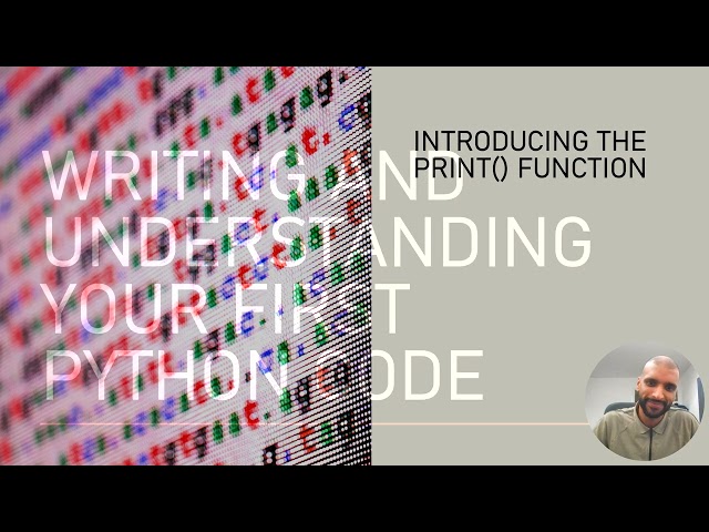 PYTHON 101 LESSON 1