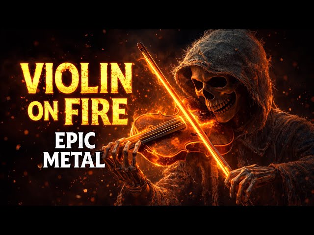 When the Violin Turns to Fire | Epic Metal Instrumental 🔥🎻