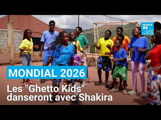 Les "Ghetto Kids" impatients de danser avec Shakira pour la finale du Mondial • FRANCE 24