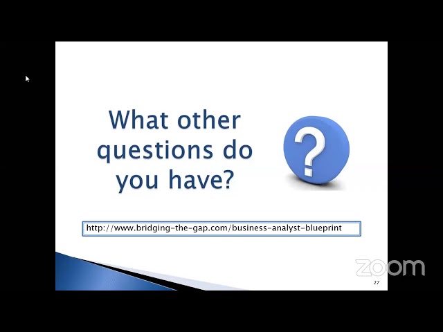 Live Coaching Session - How to Successfully Launch Your Business Analyst Career