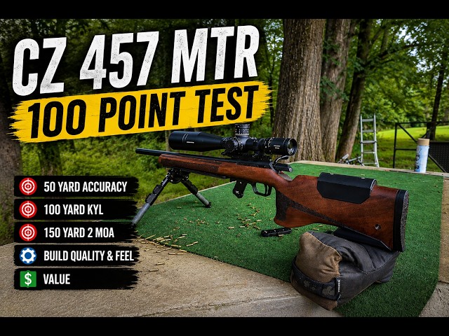 I Created a 100-Point Rimfire Test… The CZ 457 MTR Surprised Me
