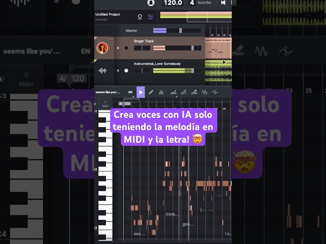 Crear voces súper reales teniendo solo la melodía en MIDI y la letra de la canción… 🤯