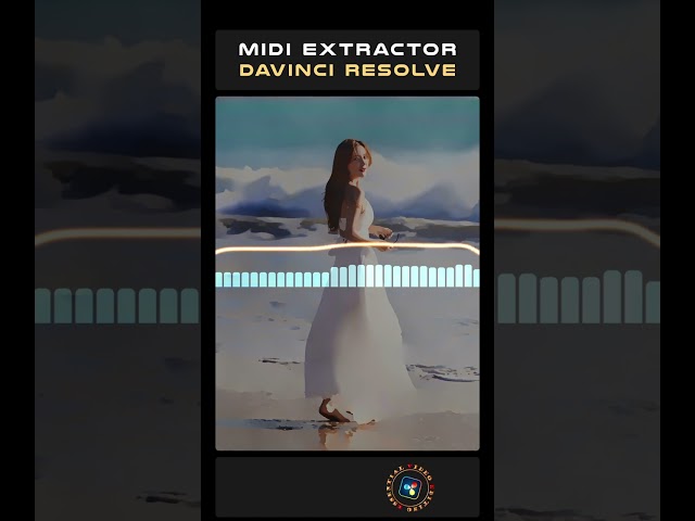 Audio Visualizer Effect using MIDI Extractor in DaVinci Resolve