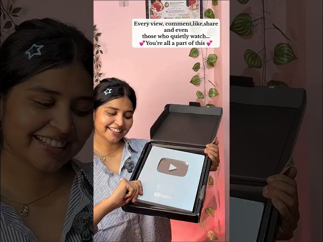 Finally we did it ! #crochet #youtube #silverplaybutton #community #achievement