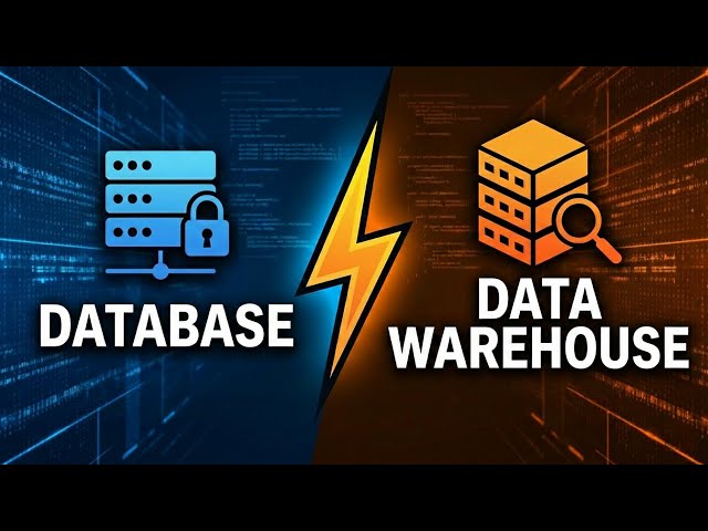 What is a Data Warehouse? (Database vs. Data Warehouse Explained)