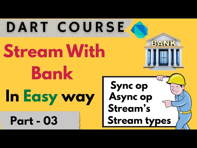 Flutter tutorial |  Streams Explained with Real-Life Examples