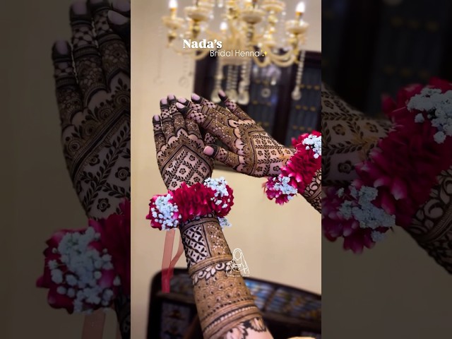 Beautiful Bridal Henna Design #mehndi #01trendinghenna #bridaldesigns #henna