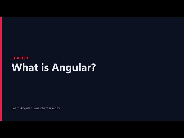 What is Angular? Modern Web Dev Guide for Beginners 2024