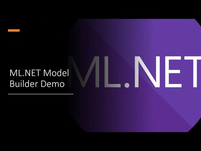 Machine Learning in C#?! Introduction to ML.NET