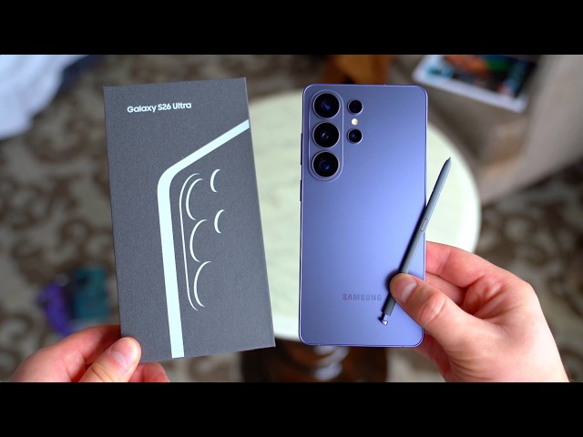 Samsung Galaxy S26 Ultra Unboxing!