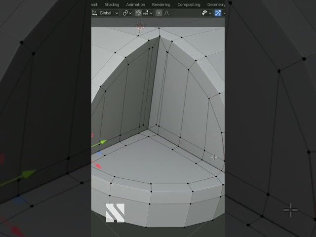 Blender tip#58 How would you model this? #blenderforbegginer #tips