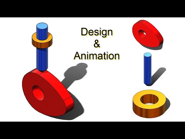 Solidworks Tutorial#47 | Design and motion analysis | Cam and Follower mechanism.