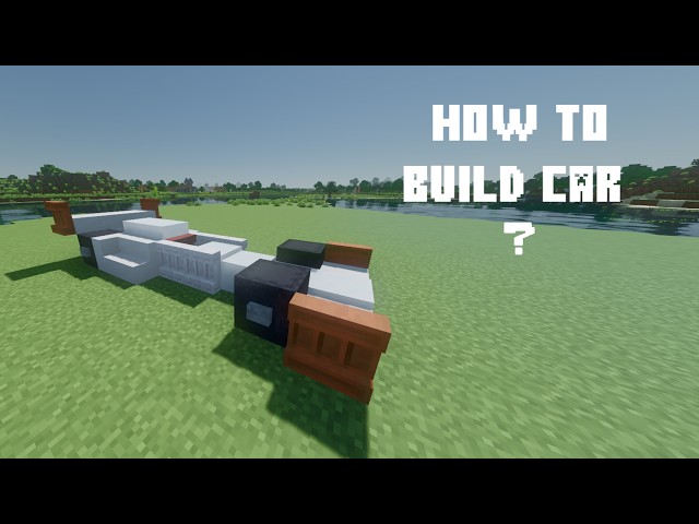 Minecraft: How to build car (tutorial)