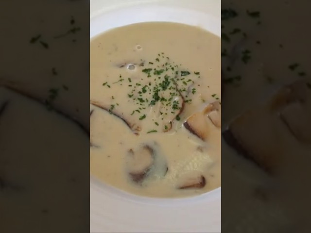 Homemade CREAM OF MUSHROOM SOUP ~ YUMMY 😋 #food #soup #cooking #mushroomsoup #recipe #tutorial