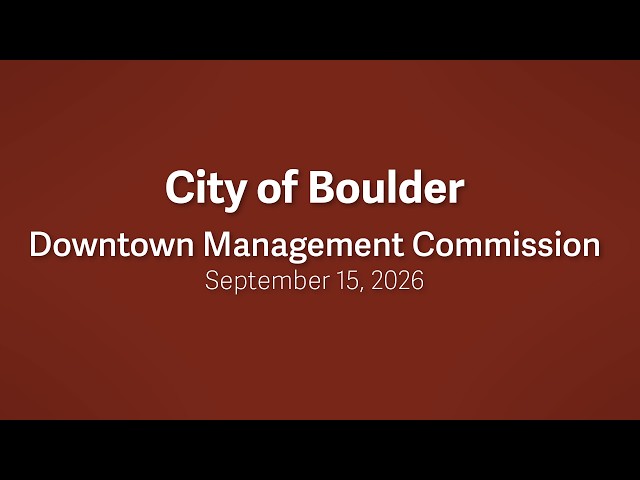 09-15-26 Downtown Management Commission Meeting
