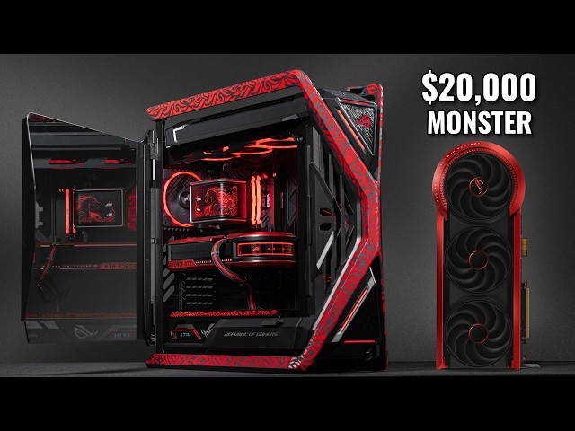 My Most Expensive PC Build Ever | $20,000 RTX 5090 Matrix Gaming PC Setup