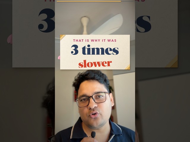 Why Qwen Was 3 Times Slower Than Ornith (It's Not Generation) #shorts