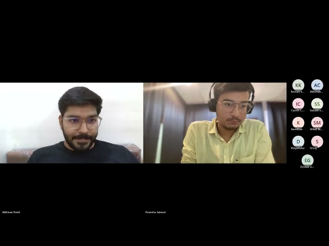 Acing Placements | Session 6 | Product and Consulting | Career Council | SCS IIT(BHU) Varanasi