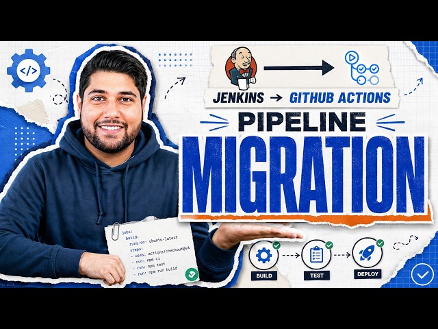 Real-World Pipeline Migration | Jenkins to GitHub Actions Step by Step