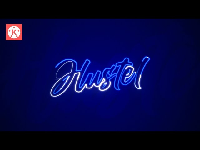 Make Trendy Neon Title Animation In Kinemaster l Tutorial 🔥