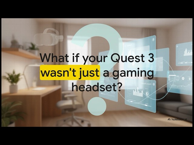 I Tried Working Entirely in VR for a Day – Here's What Standalone Quest 3 Can Actually Do
