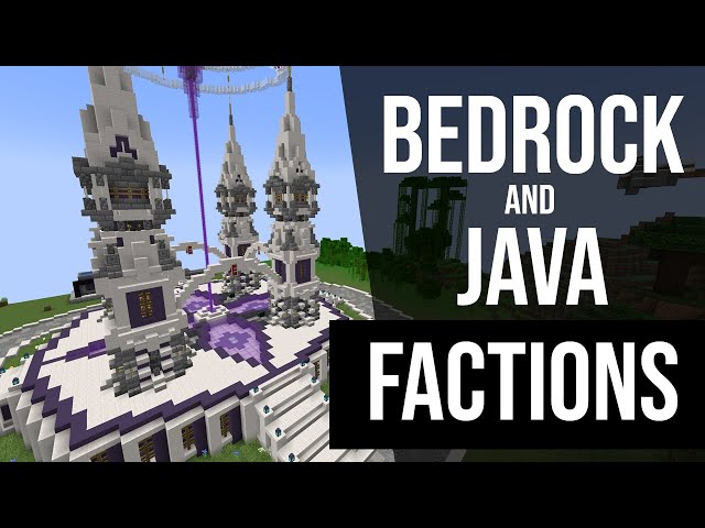 How to join the Jays Tech Vault Minecraft Factions Server | Bedrock and Java Factions