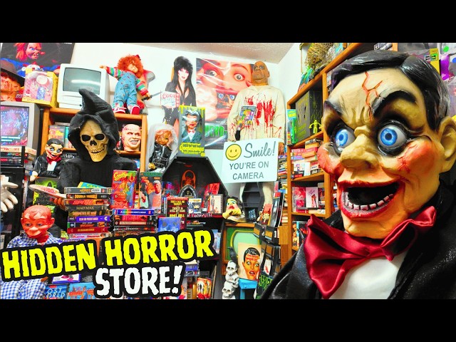 We Found a HIDDEN HORROR STORE inside Del Rio Records! 😱 | La Habra, CA