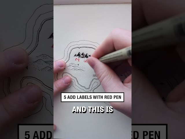 How to draw fantasy maps! 🗺️🤩  -  🎥 lord_ofmaps