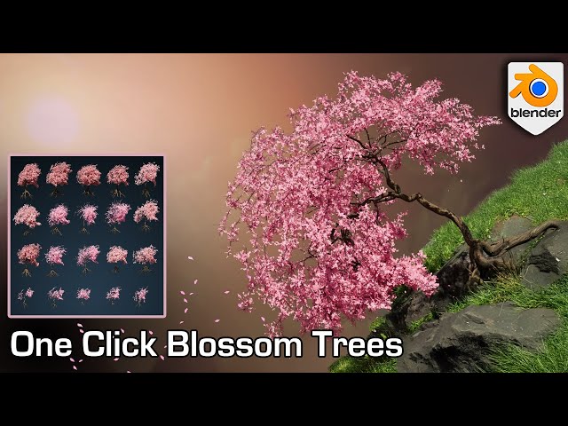 3DT Stylized Cherry Tree Geometry Node