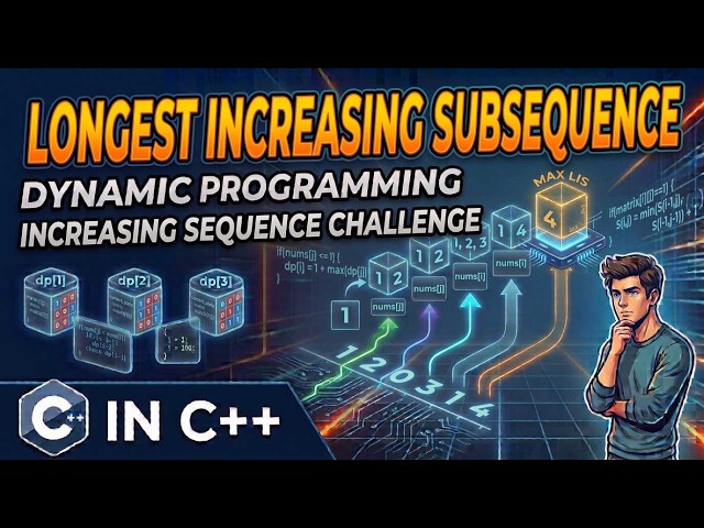 Longest Increasing Subsequence | LIS | Dynamic Programming | LeetCode | DSA Journey | Day 90