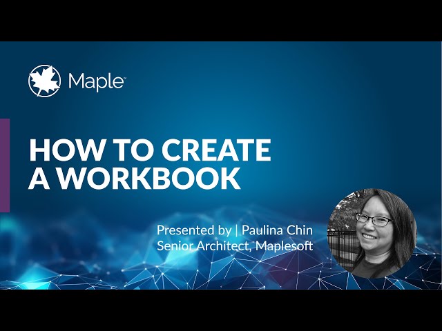 Creating a Workbook
