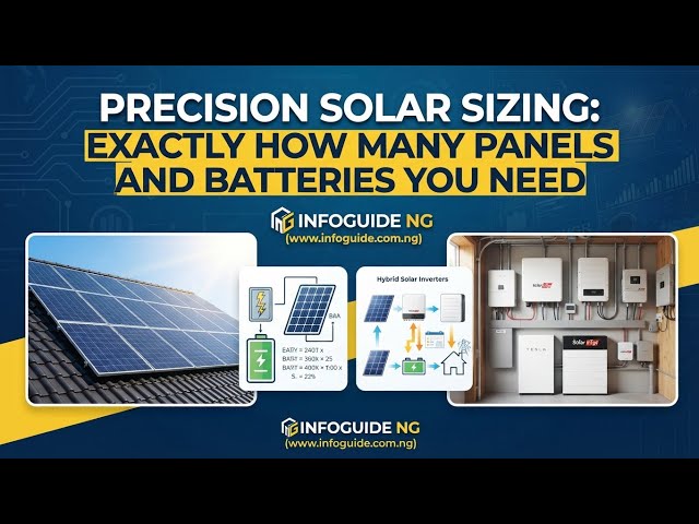 Precision Solar Sizing: Exactly How Many Panels and Batteries You Need.